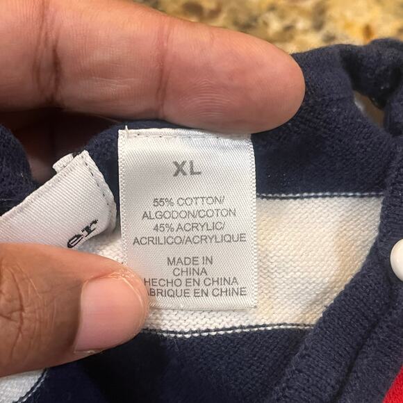 Alfred Dunner America Striped XL Red White Blue Short Sleeve - Picture 3 of 8